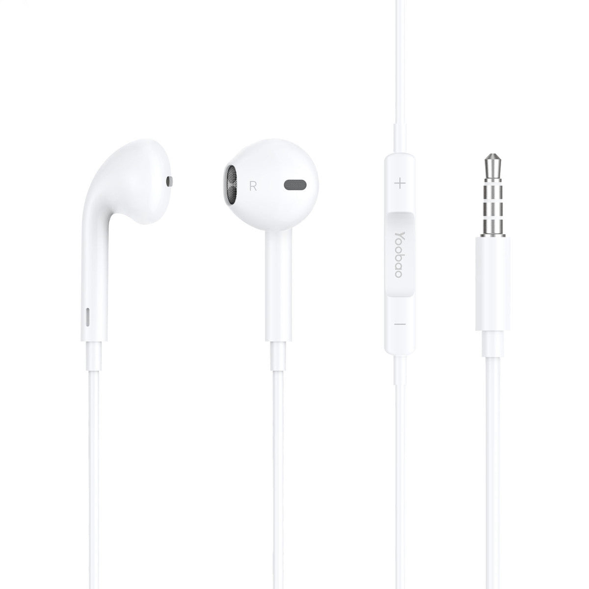 YOOBAO YBL-4 117cm TPE Wire 3.5mm Jack Semi-in-ear Headphones Stereo Earphones YOOBAO YBL-4 117cm TPE Wire 3.5mm Jack Semi-in-ear Headphones Stereo Earphones